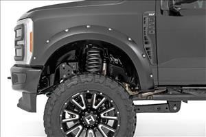 Pocket Fender Flares PQ Race Red Ford F-250/F-350 Super Duty (23-26) Rough Country