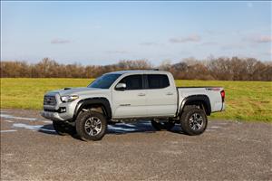 Pocket Fender Flares 8T6 Voodoo Blue Toyota Tacoma 2WD/4WD (2016-2023) Rough Country