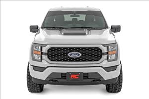 Hood Scoop G4 Azure Gray Ford F-150 2WD/4WD (2021-2025) Rough Country