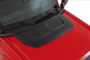 Hood Scoop YZ Oxford White Ford Bronco 4WD (2021-2025) Rough Country