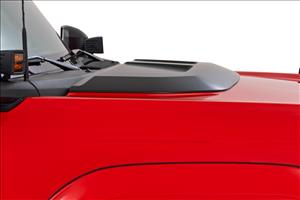 Hood Scoop YZ Oxford White Ford Bronco 4WD (2021-2025) Rough Country