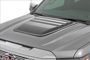 Hood Scoop G9K Satin Steel GMC Sierra 1500 2WD/4WD (2019-2026) Rough Country