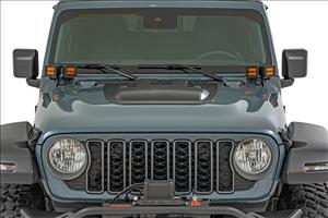 Hood Scoop PGE Mojito Jeep Gladiator JT/Wrangler JL 4WD (2018-2026) Rough Country