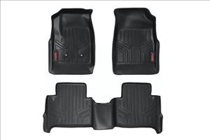 Floor Mats FR & RR Crew Chevy/GMC Canyon/Colorado 2WD/4WD (2015-2022) Rough Country
