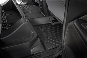Floor Mats FR & RR Crew Chevy/GMC Canyon/Colorado 2WD/4WD (2015-2022) Rough Country