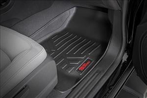 Floor Mats FR & RR Crew Chevy/GMC Canyon/Colorado 2WD/4WD (2015-2022) Rough Country