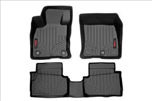 Floor Mats Front and Rear Ford Maverick Hybrid 2WD/4WD (2022-2026) Rough Country