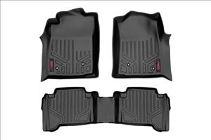 Floor Mats Front and Rear Double Cab Toyota Tacoma 2WD/4WD (2005-2011) Rough Country