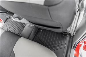 Floor Mats Front and Rear Double Cab Toyota Tacoma 2WD/4WD (2005-2011) Rough Country