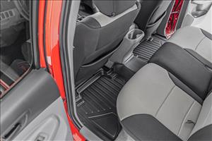Floor Mats Front and Rear Double Cab Toyota Tacoma 2WD/4WD (2005-2011) Rough Country