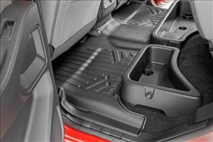 Floor Mats FR & RR Crew Cab Nissan Frontier 2WD/4WD (2008-2021) Rough Country