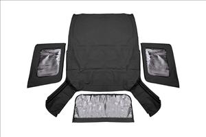Soft Top Replacement Black 2 Door Jeep Wrangler JK 4WD (2007-2009) Rough Country