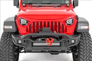 Jeep 9-Inch DRL Halo LED Headlights Jeep Wrangler JL/JLU Gladiator JT Rough Country