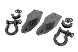 Tow Hook Brackets D-Ring Combo Toyota Tundra 2WD/4WD (2007-2021) Rough Country