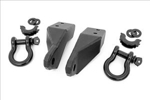Tow Hook Brackets D-Ring Bull Bar Sup Toyota Tundra 2WD/4WD (2007-2021) Rough Country