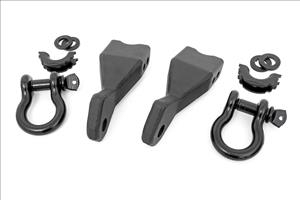 Tow Hook Brackets D-Ring Combo Chevy Silverado 1500 2WD/4WD (2019-2022) Rough Country