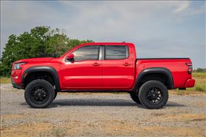 Fender Flares Sport KH3 Super Black Nissan Frontier 2WD/4WD (2022-2026) Rough Country