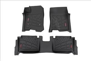 Sure-Fit Floor Mats Front & Rear Chevy/GMC Canyon/Colorado 2WD/4WD (23-26) Rough Country