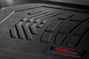 Sure-Fit Floor Mats FR & RR FR Bucket Crew Silverado/Sierra 1500/2500HD/3500HD (19-26) Rough Country