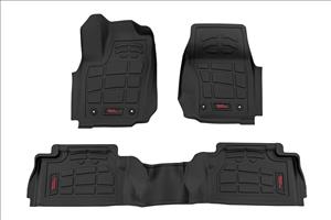 Sure-Fit Floor Mats Front & Rear TRD PRO Double Cab Toyota Tacoma (24-26) Rough Country