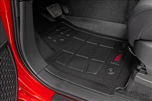 Sure-Fit Floor Mats Front & Rear TRD PRO Double Cab Toyota Tacoma (24-26) Rough Country