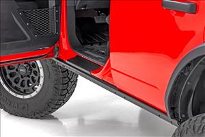 Trail Cladding Rocker Sill Plates 4-Door Ford Bronco 4WD (2021-2025) Rough Country