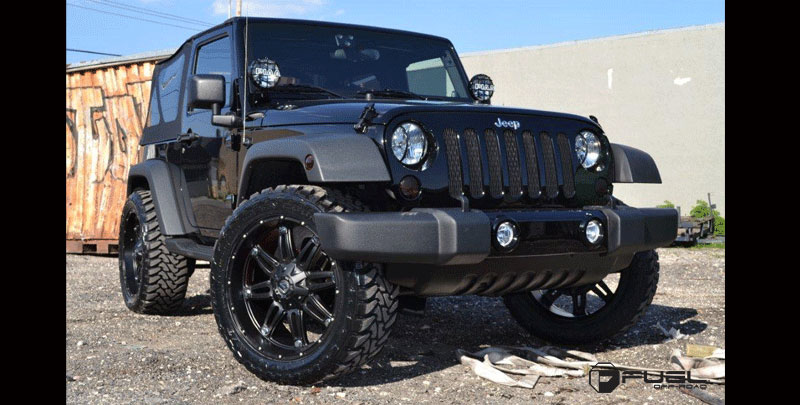 Jeep Wrangler Fuel 1-Piece Wheels Hostage - D531