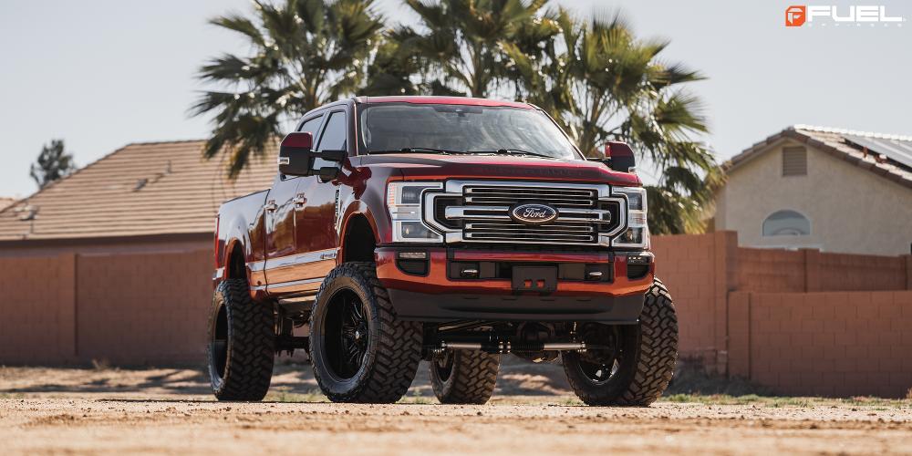 Ford F-350 Super Duty Fuel 1-Piece Wheels Darkstar - FC853BE