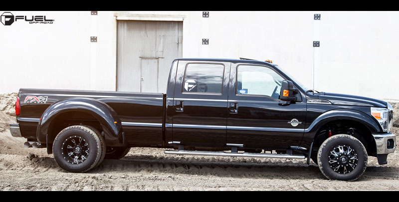 Ford F-350 Dually Fuel Dually Wheels Throttle Dually Front - D513