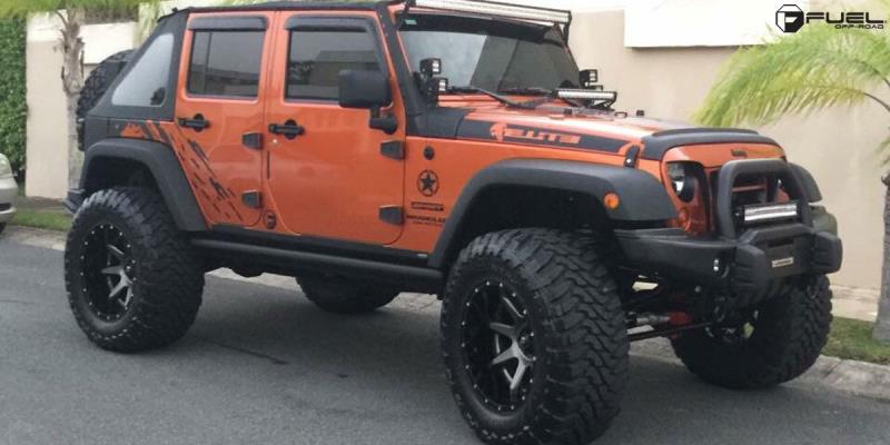 Jeep Wrangler Fuel 2-Piece Wheels Rampage - D238