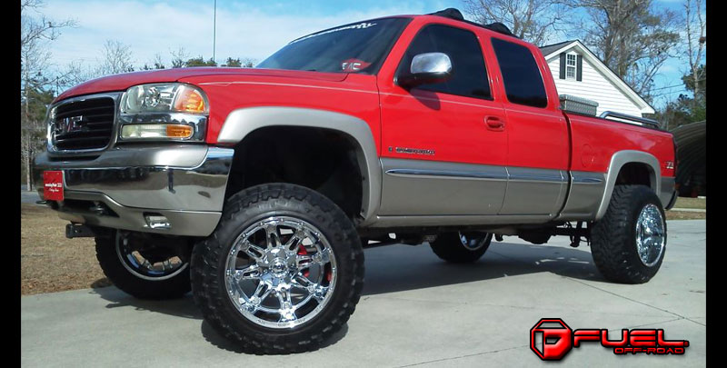 GMC Sierra 2500 Fuel 1-Piece Wheels Hostage - D530