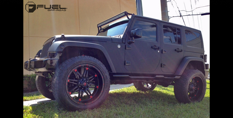 Jeep Wrangler Fuel 1-Piece Wheels Hostage - D531