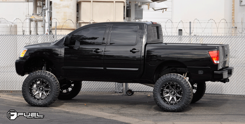 Nissan Titan Fuel 2-Piece Wheels Rampage - D238
