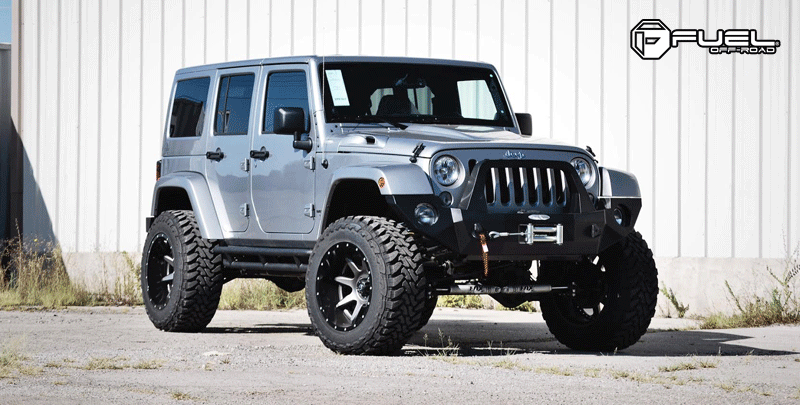 Jeep Wrangler Fuel 2-Piece Wheels Rampage - D238