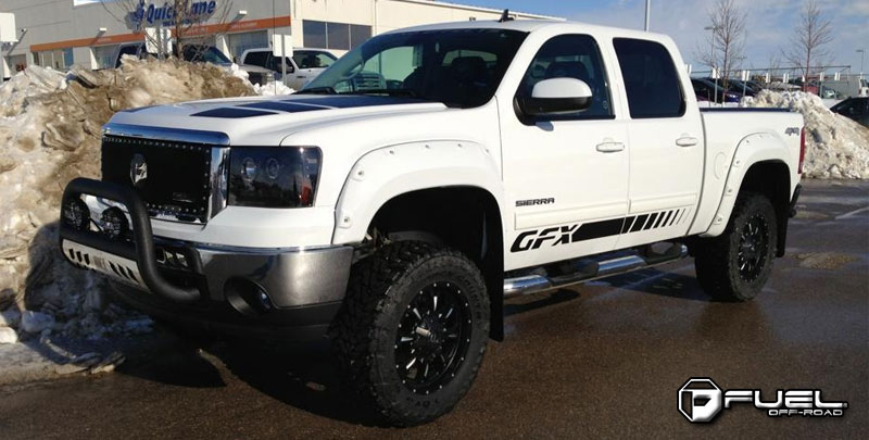 GMC Sierra 1500 Fuel 1-Piece Wheels Krank - D517