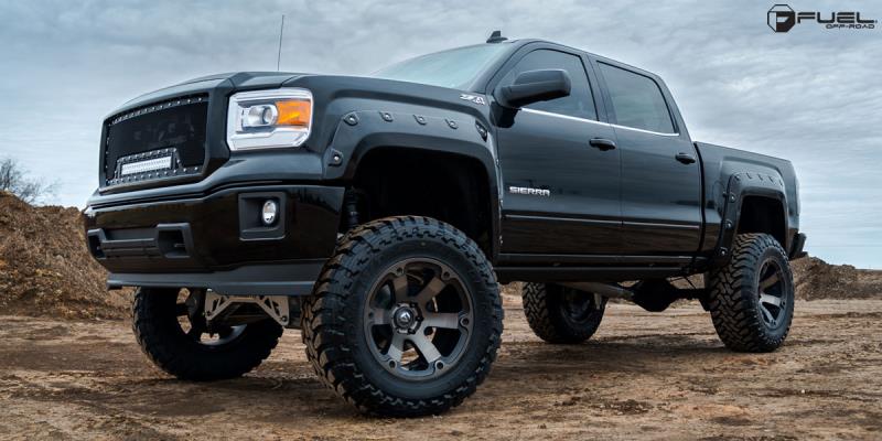 GMC Sierra 1500 Fuel 1-Piece Wheels Beast - D564