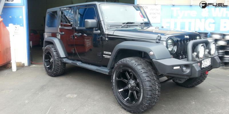 Jeep Wrangler Fuel 1-Piece Wheels Coupler - D556