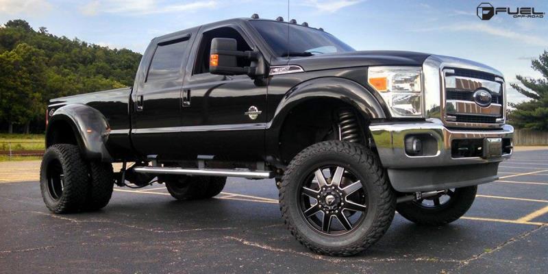 Ford F-350 Dually Fuel Dually Wheels Maverick Dually Front - D538 8 Lug