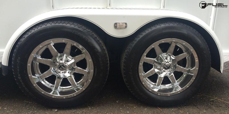 Trailer Applications Enclosed Storage Fuel Deep Lip Wheels Maverick - D536