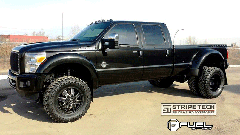 Ford F-350 Fuel Dually Wheels Maverick Dually Front - D538 8 Lug