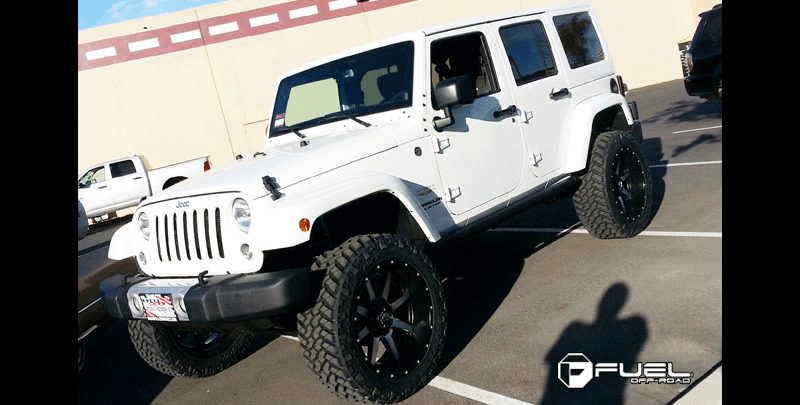 Jeep Wrangler Fuel 2-Piece Wheels Rampage - D238