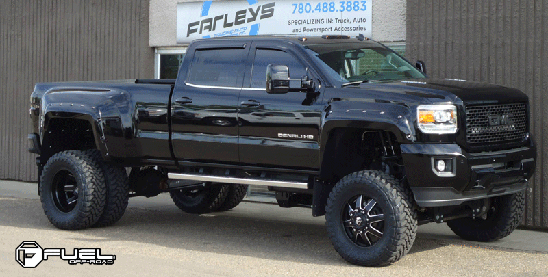 GMC Denali HD Fuel Dually Wheels Maverick Dually Front - D538 8 Lug