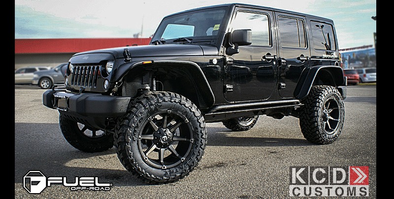 Jeep Wrangler Fuel 1-Piece Wheels Coupler - D556