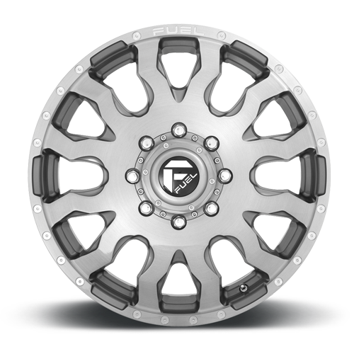 Fuel Dually Wheels Blitz Dually Front - D693