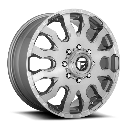 Fuel Dually Wheels Blitz Dually Front - D693