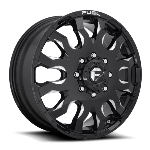 Fuel Dually Wheels Blitz Dually Front - D673