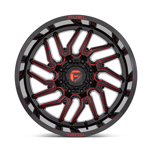 Fuel 1-Piece Wheels Hurricane - D808