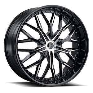 Glossy Black / Machined Face