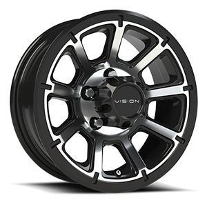 Gloss Black Machined Face