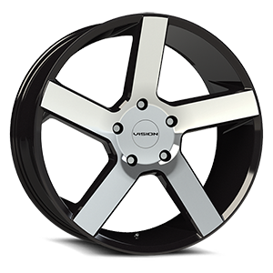 Gloss Black Machined Face